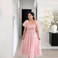Delia Pink tulle dress