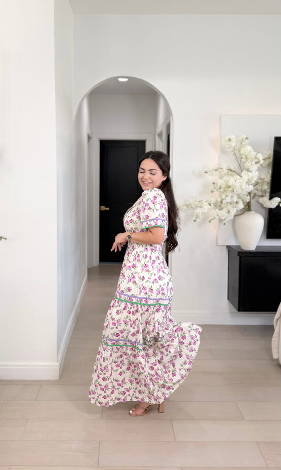 Milany violet maxi dress