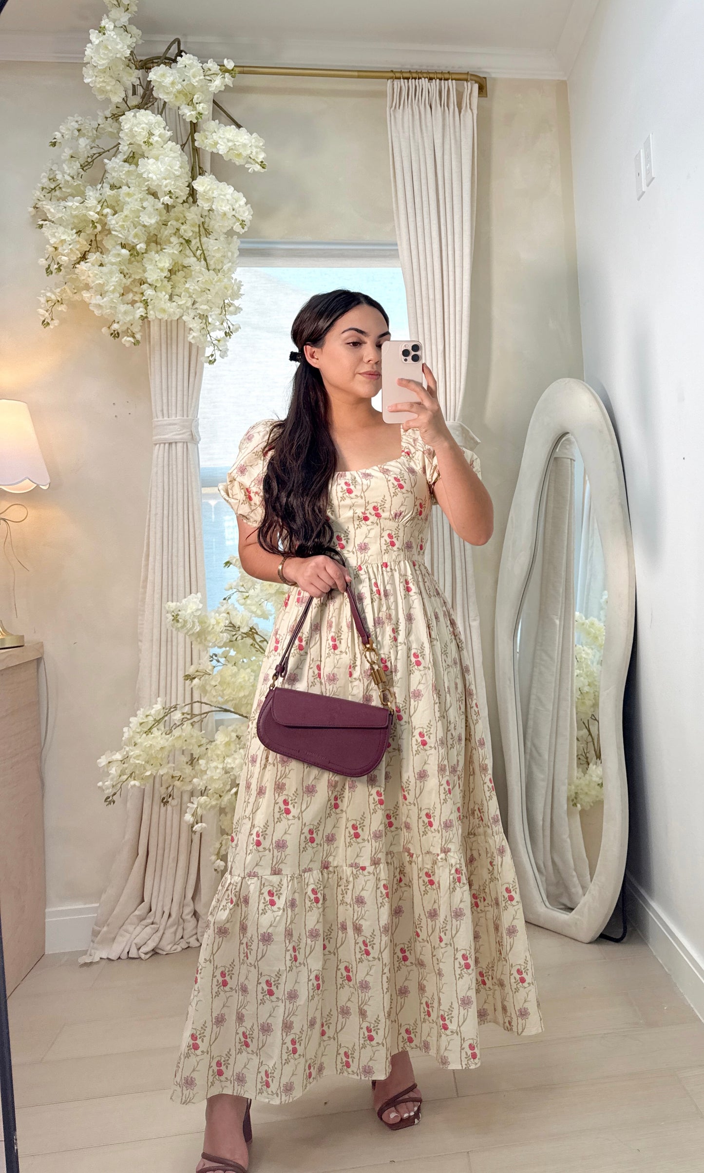 ALIA DRESS IN BUTTERCREAM