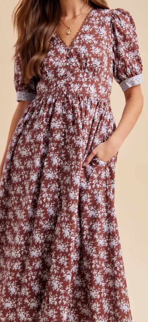 Gala floral dress
