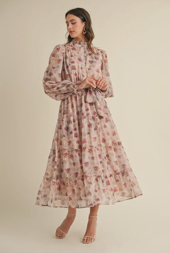 Emma Dress in blush pink