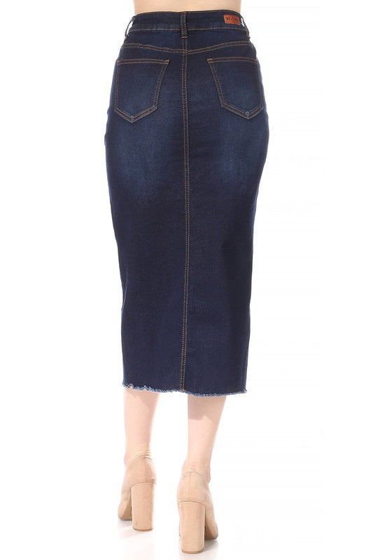 Ailani Dark denim skirt