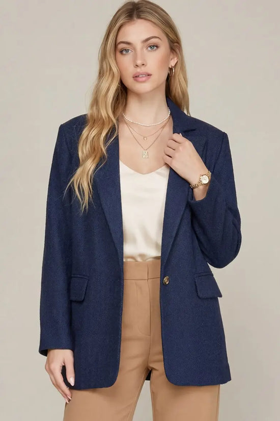Navy blazer