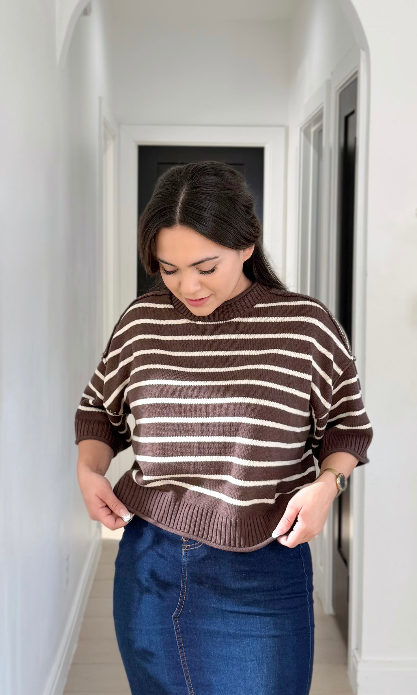 Brown Sugar sweter blouse