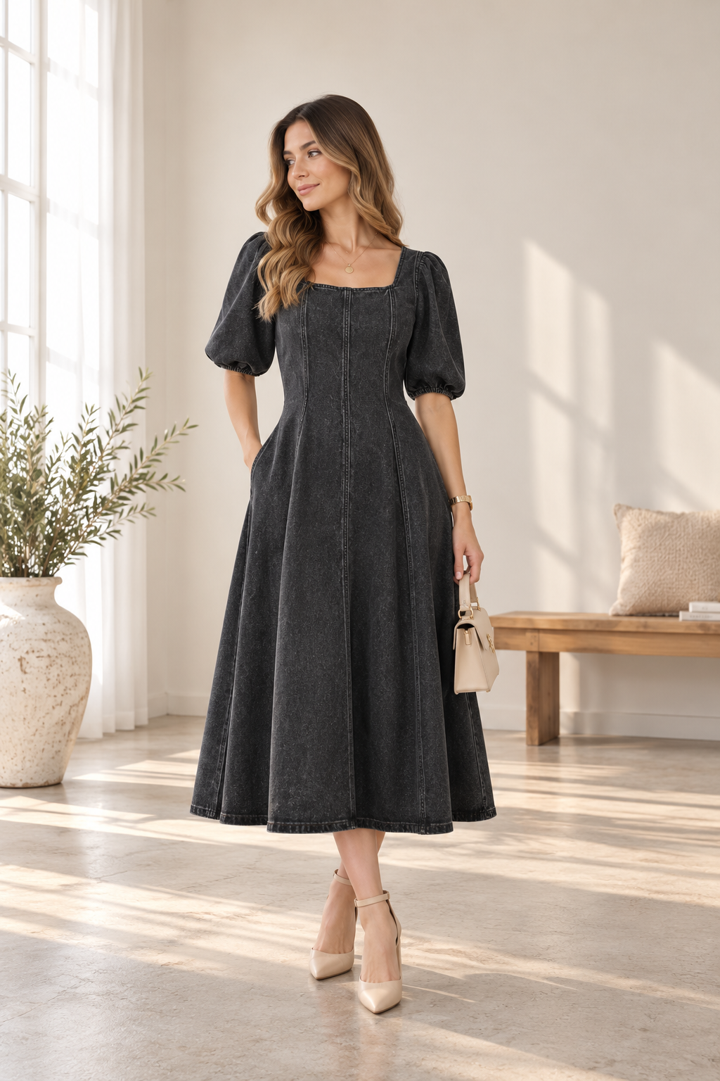 Aytana denim dress