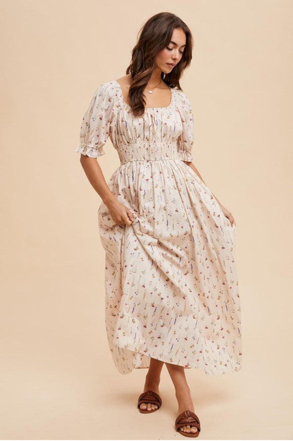 DARLING FLORAL MAXI DRESS