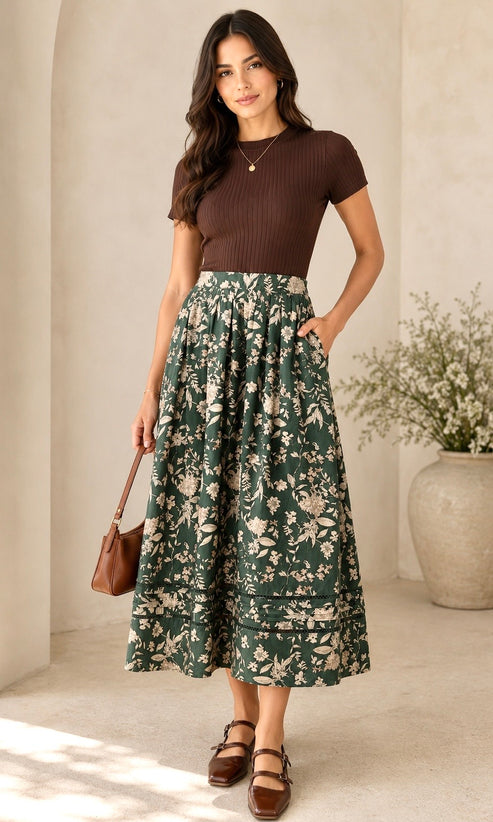 Forest Bloom Skirt