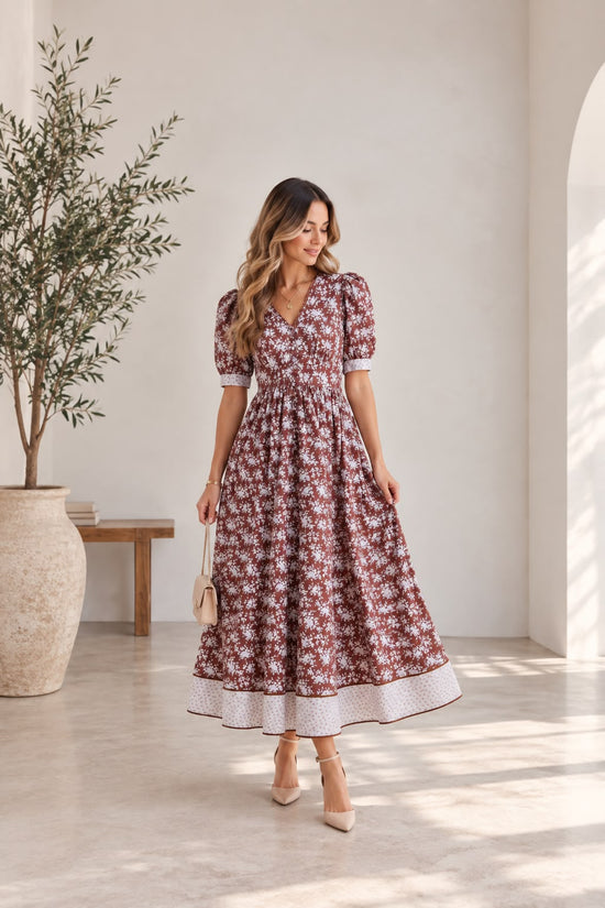 Gala floral dress