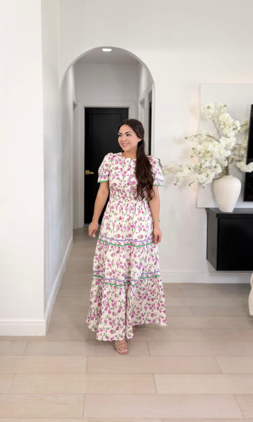 Milany violet maxi dress