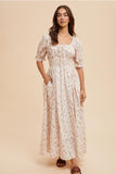 DARLING FLORAL MAXI DRESS