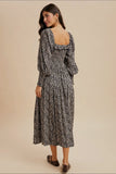 SILVIA DRESS IN NAVY
