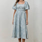 Cristina baby blue dress