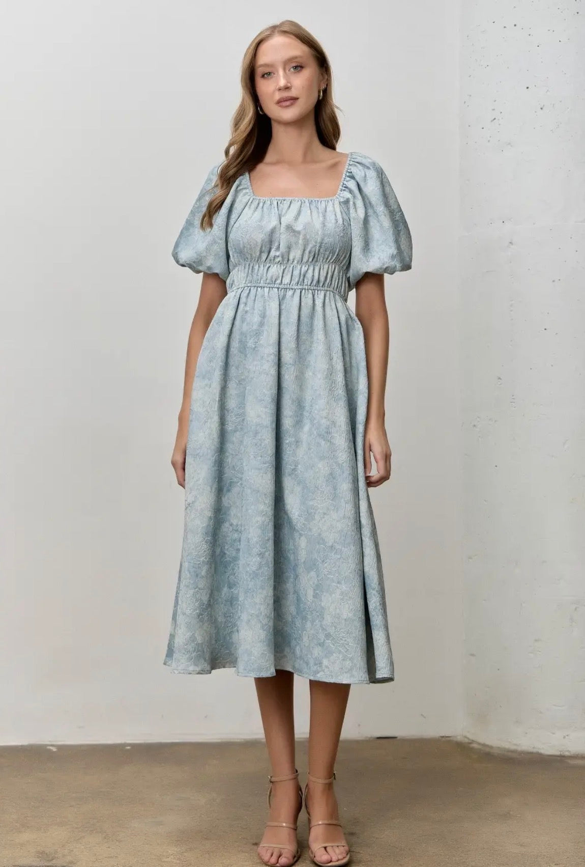 Cristina baby blue dress