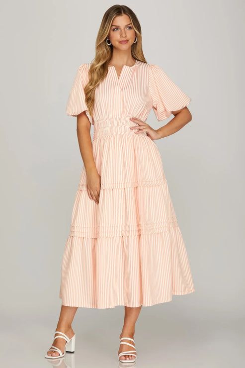 Amara Dress in pink