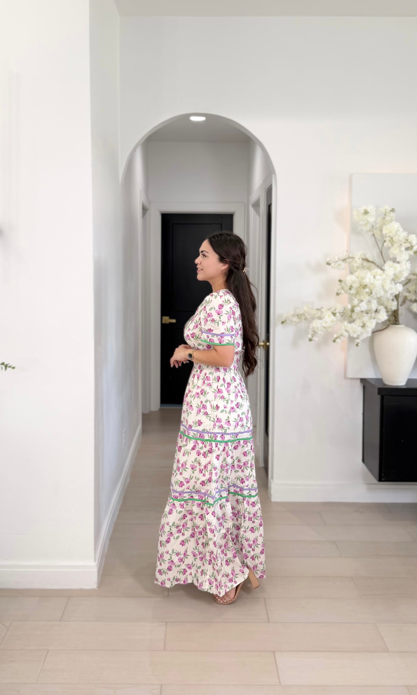 Milany violet maxi dress