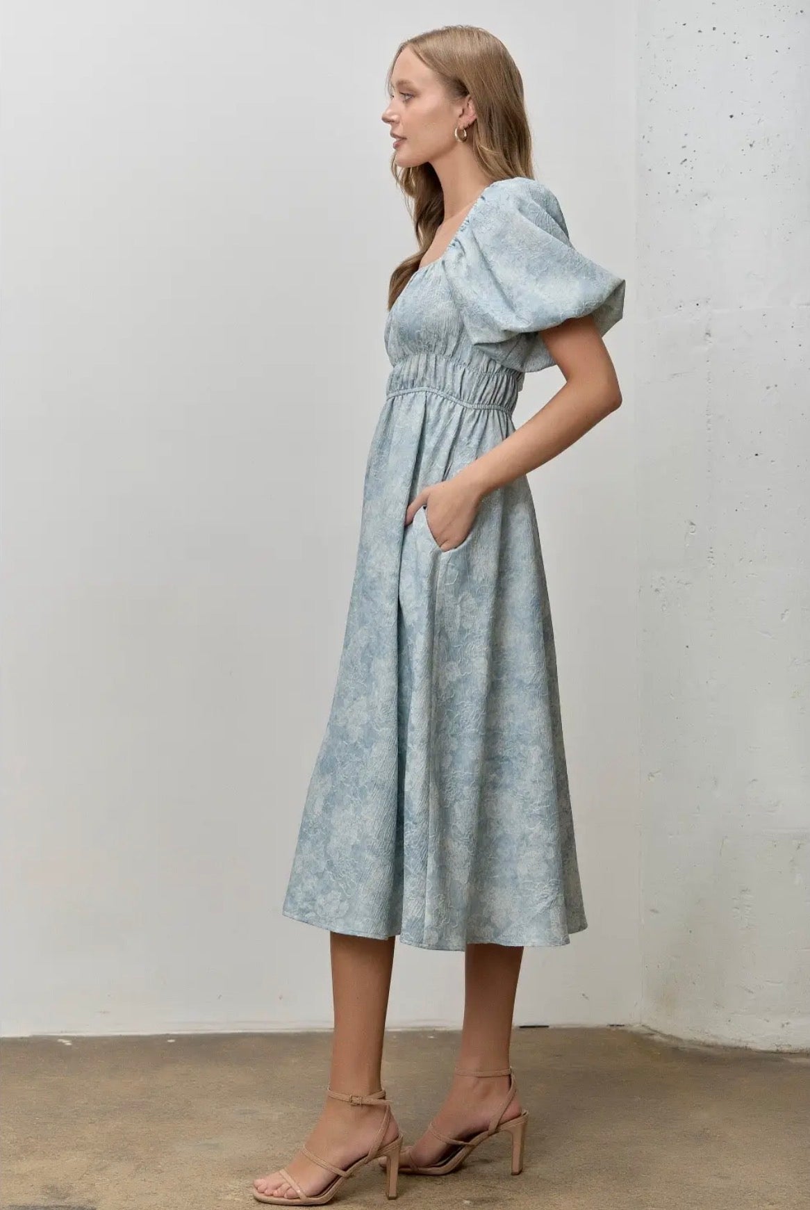 Cristina baby blue dress