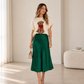 In feb satin skirt