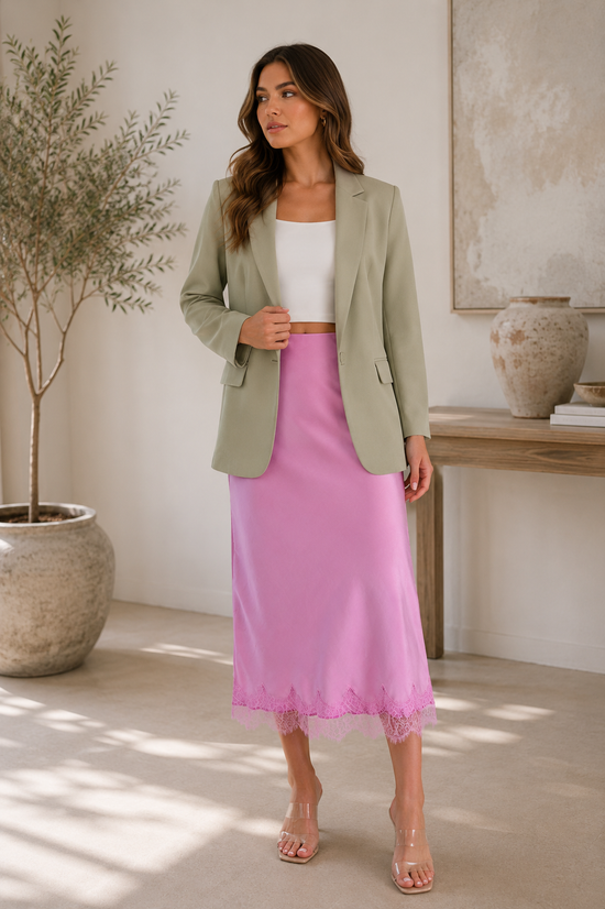 Pétalo rosa skirt