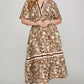 Brown Floral dress