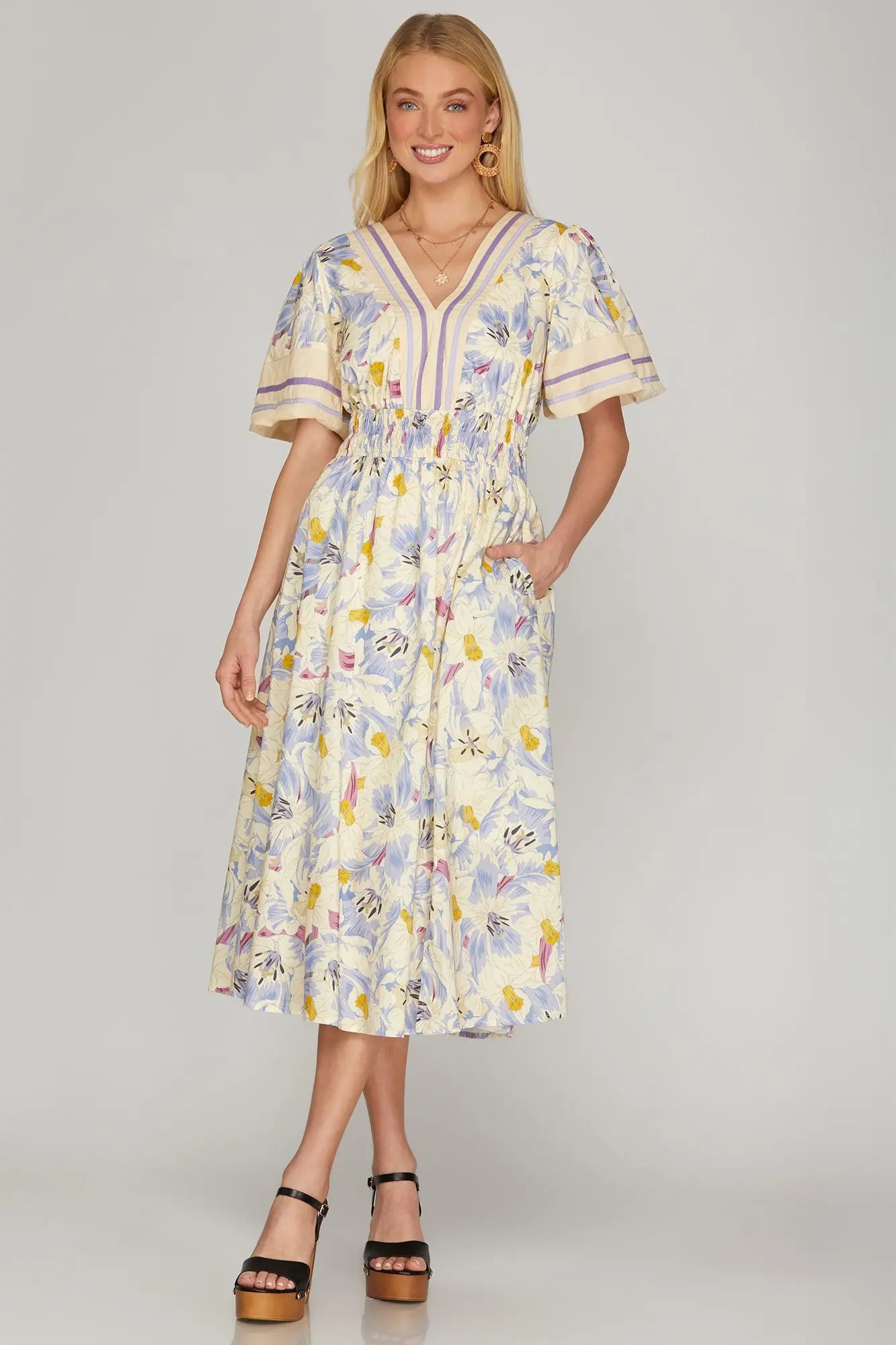 Yaretzi floral Dress