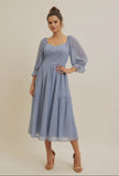 Arely light blue dress