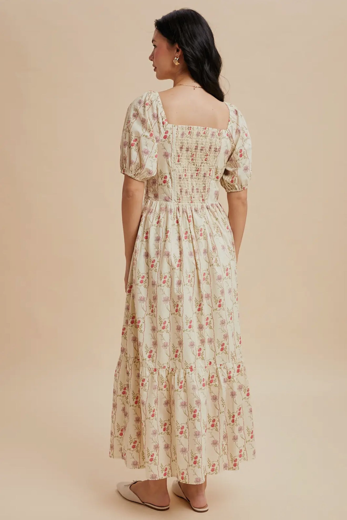 ALIA DRESS IN BUTTERCREAM