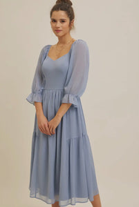 Arely light blue dress