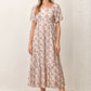 THE LUCIANA DRESS IN BEIGE