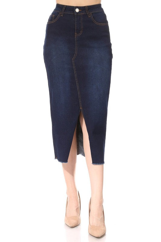 Ailani Dark denim skirt