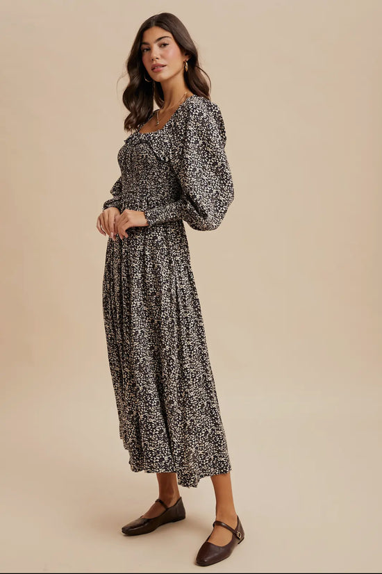 SILVIA DRESS IN NAVY