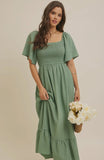 Susy Evergreen dress