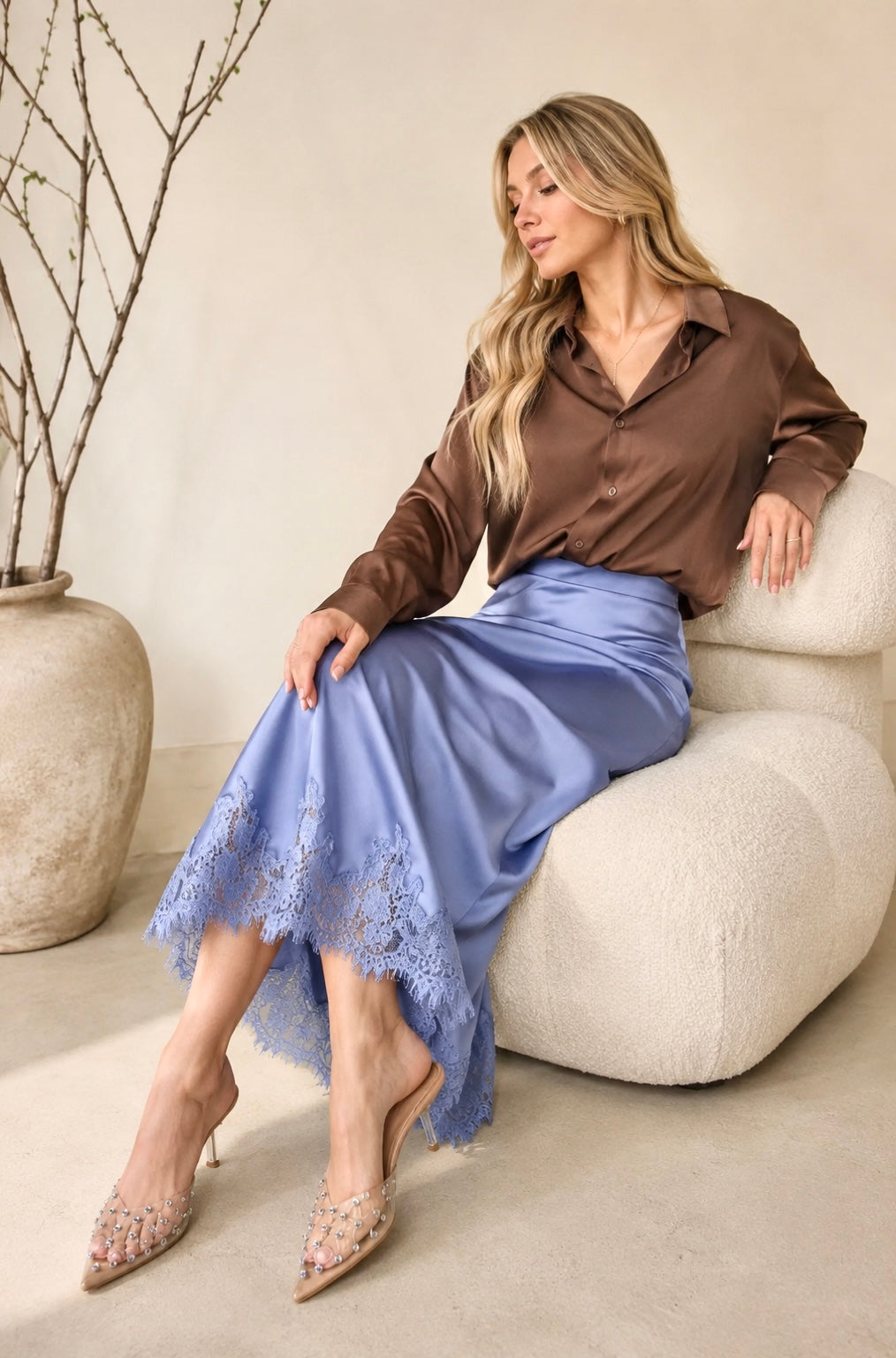 Erika Satin skirts