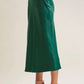 In feb satin skirt
