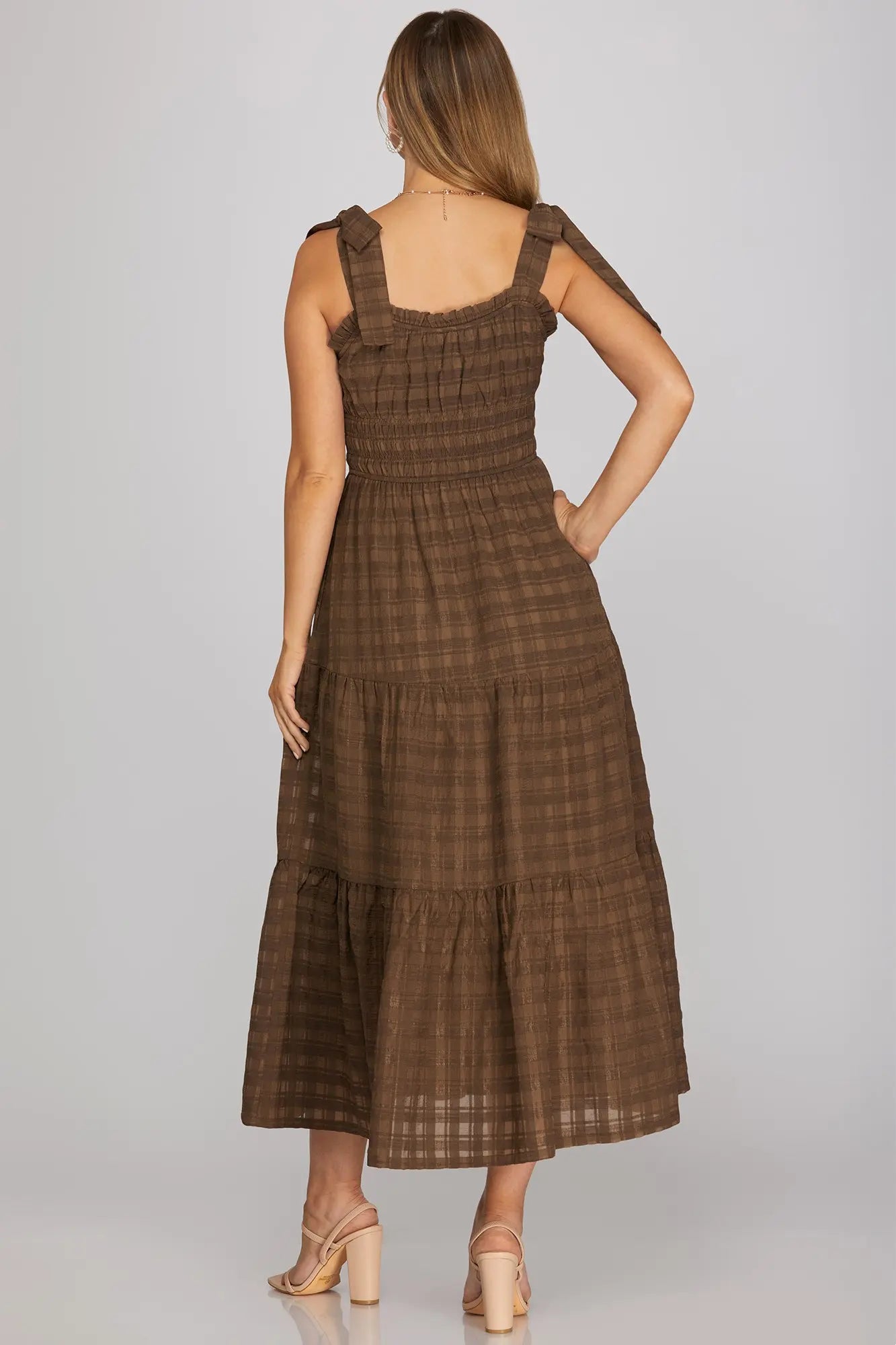 LUCIA NAVY & BRWON DRESS