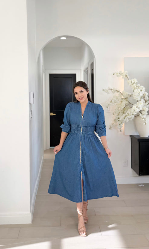 Sofia denim dress
