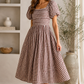 Dahlia Dress in brown