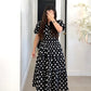 Sweet dots Dress in black