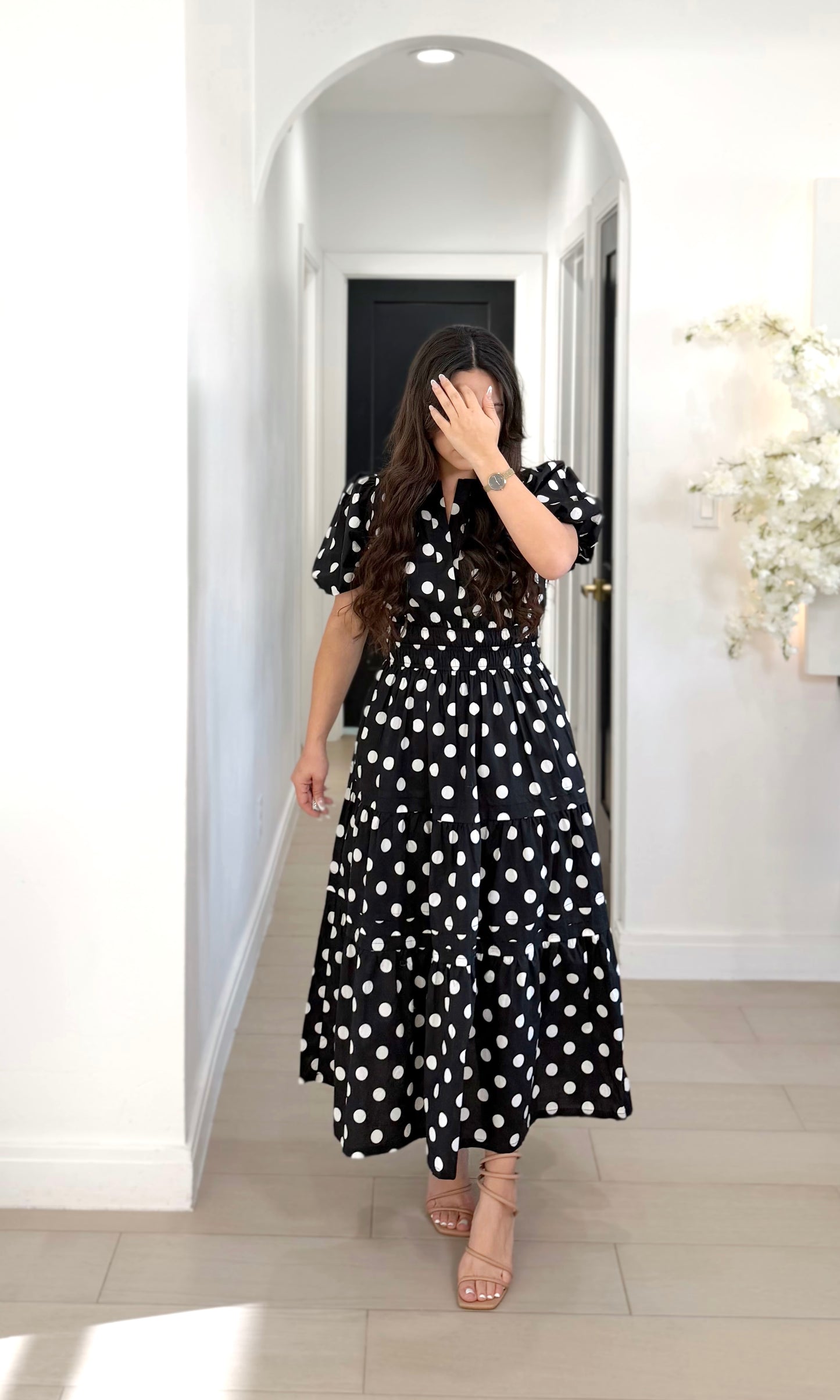 Sweet dots Dress in black