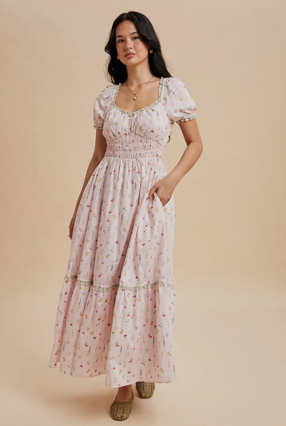 Floral Cotton Maxi Dress