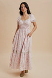 Floral Cotton Maxi Dress