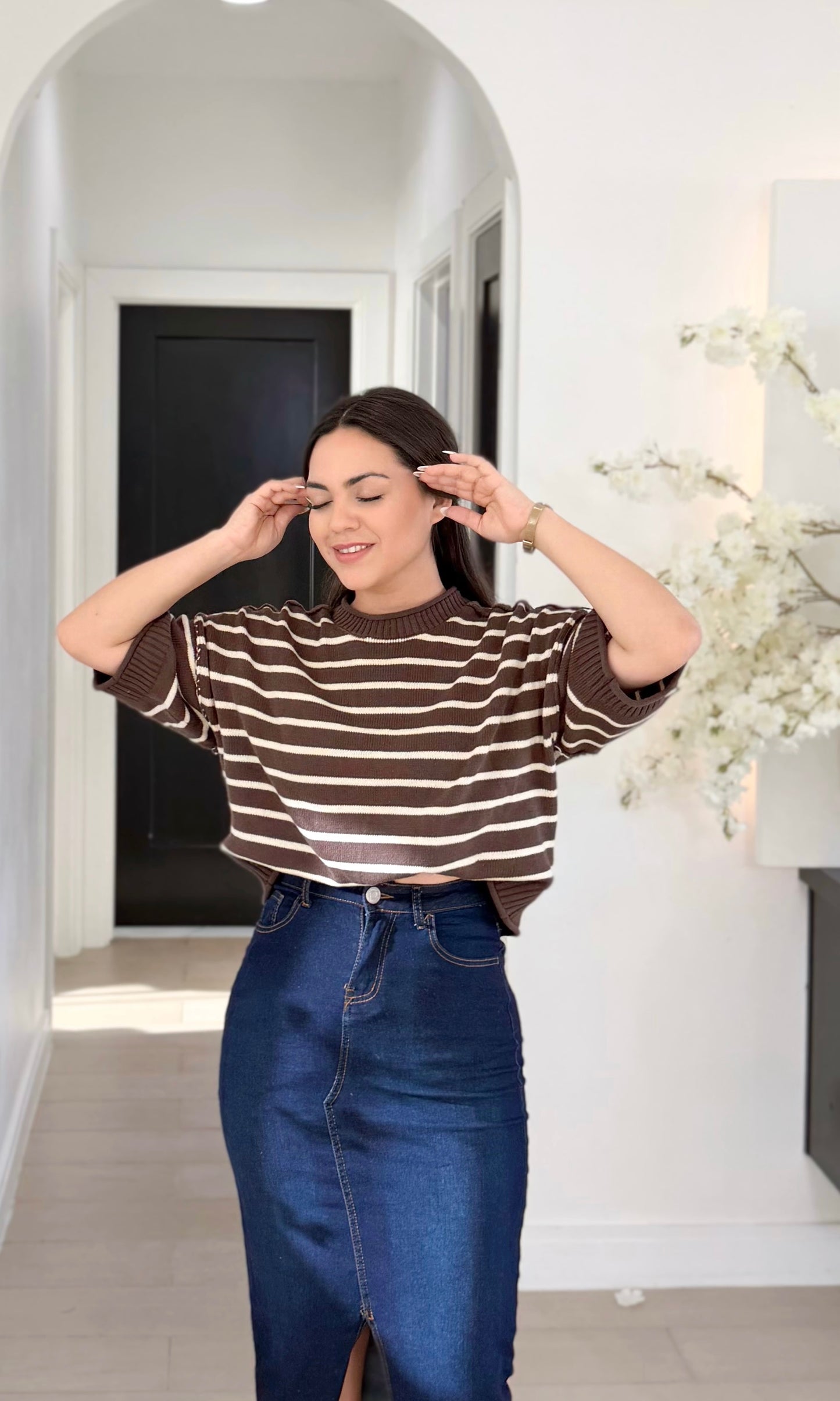 Brown Sugar sweter blouse