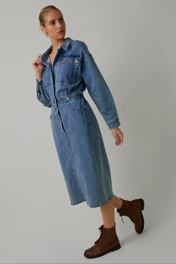 Viviana Denim Dress
