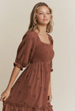 Daniela Dress in brown
