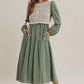 Gianna dress in Sage