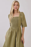 Adriana dress in Sage