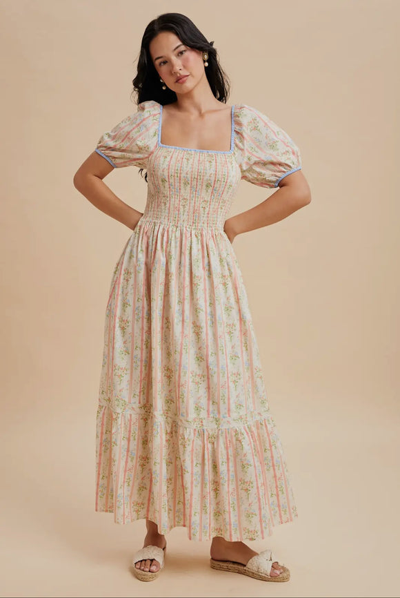 Emma floral maxi dress