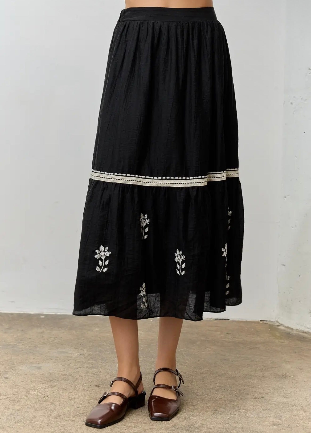 Zoe skirt in black