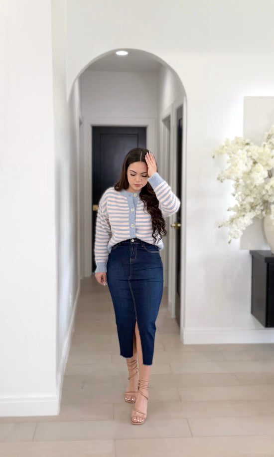 Ailani Dark denim skirt