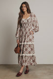 Samara floral maxi dress