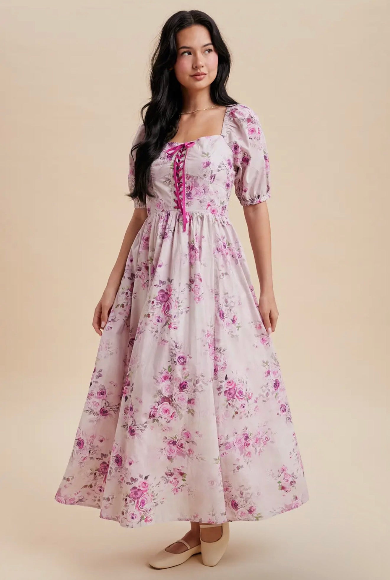 Bella dress in orchid